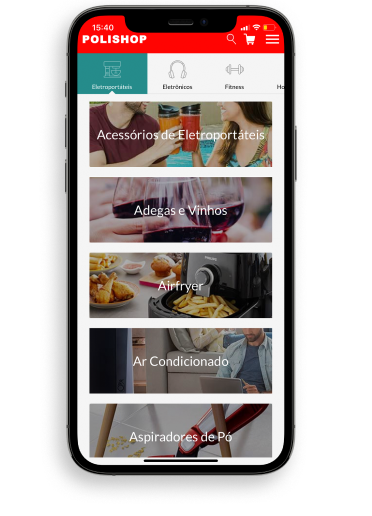 Polishop app screen 2