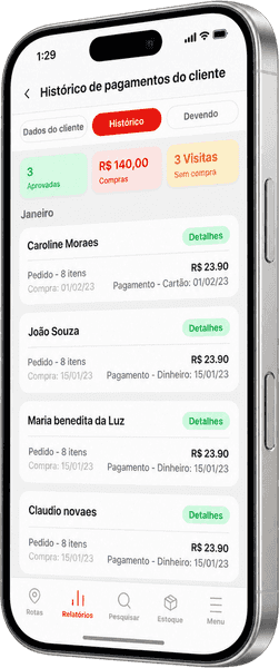 Yakult, follow payments screen