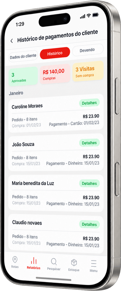 Yakult, follow payments screen