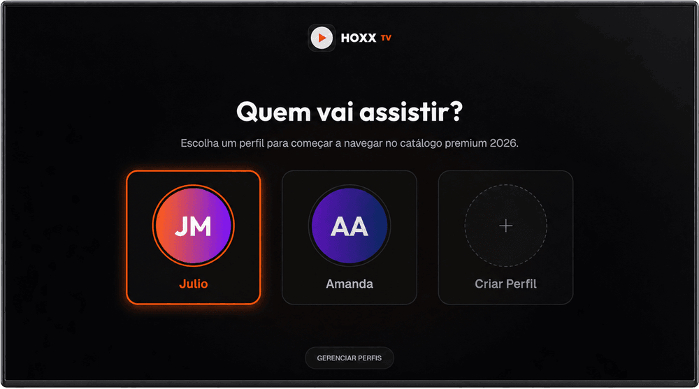 Hoxx TV on TV, information that follows the person screen