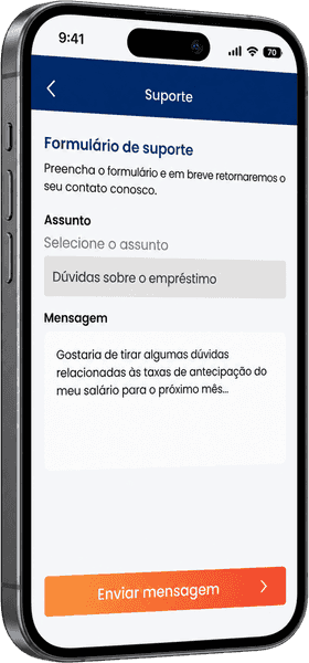 Antecipei, a receipt to keep screen