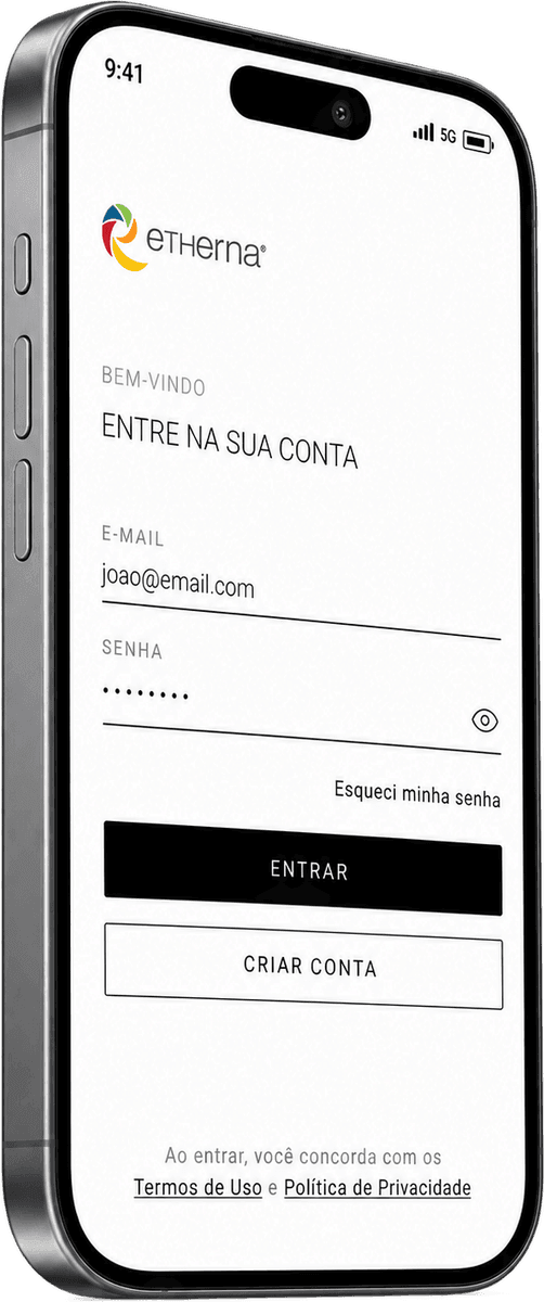 Etherna, a simple way in screen