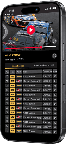Stock Car, follow the season screen