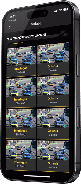 Stock Car, the race goes on on screen screen