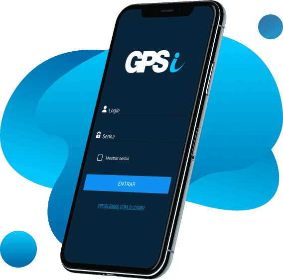 Phone showing the GPSi app next to the client testimonial