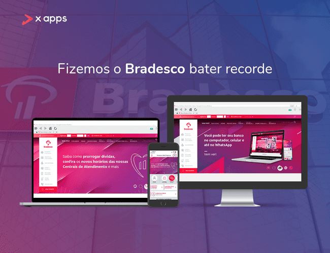 Bradesco Exclusive Browser: How the Partnership with X-Apps Generated Over 1.2 Million Visits