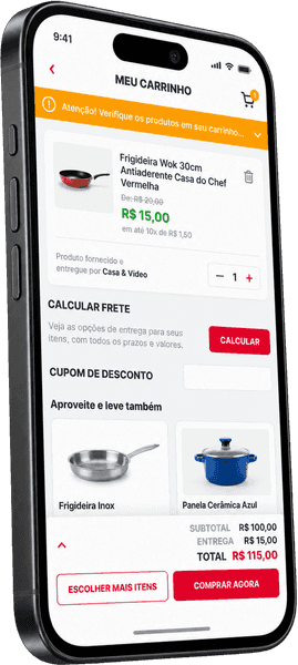 Casa & Vídeo, the details that decide a purchase screen