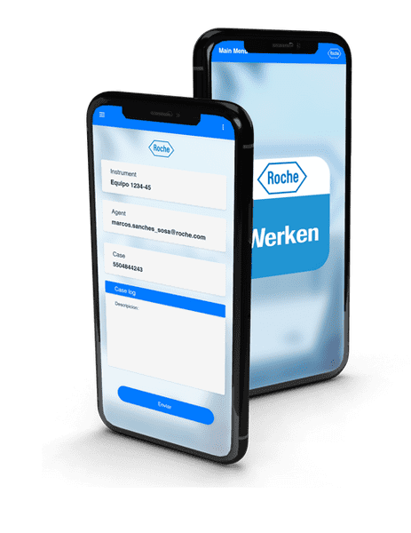 Telas de celular app roche