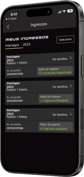 Stock Car, everything about your tickets screen