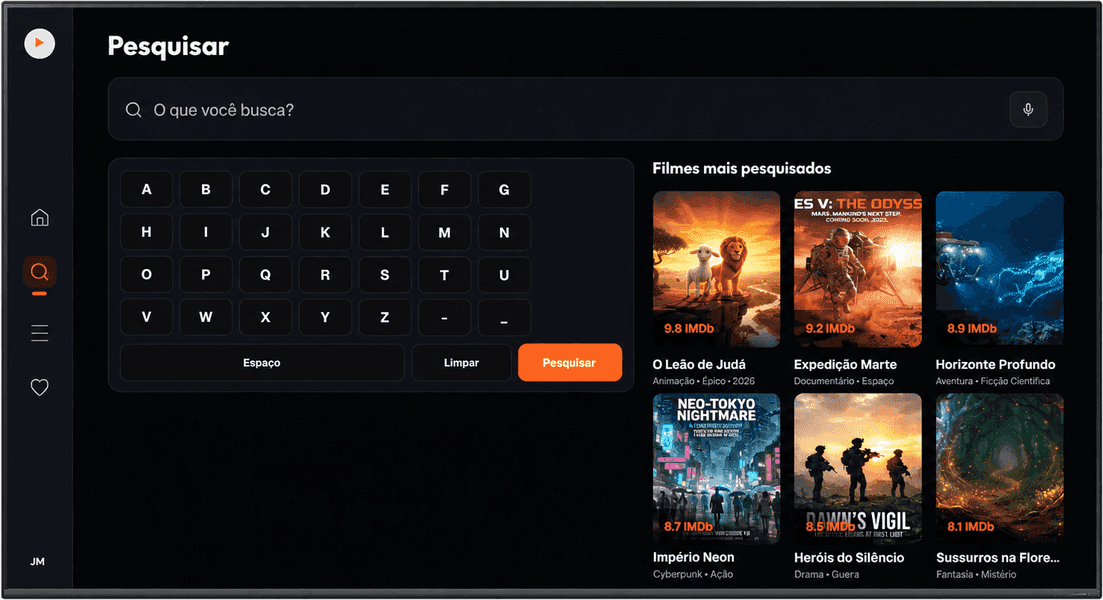 Hoxx TV on TV, finding got easier screen
