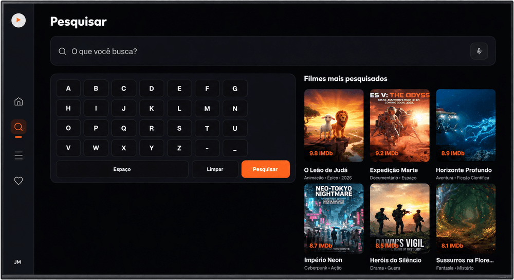 Hoxx TV on TV, finding got easier screen